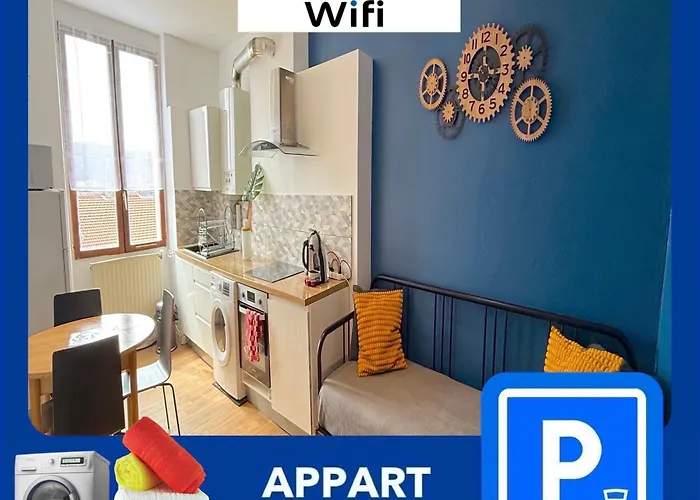 012 Chic & Cosy F2 34M2 Hypercentre Wifi Smart Tv Netflix
